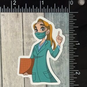 🌀10/$10🌀 Healthcare Nurse Doctor Reusable Waterproof Vinyl Sticker Decal